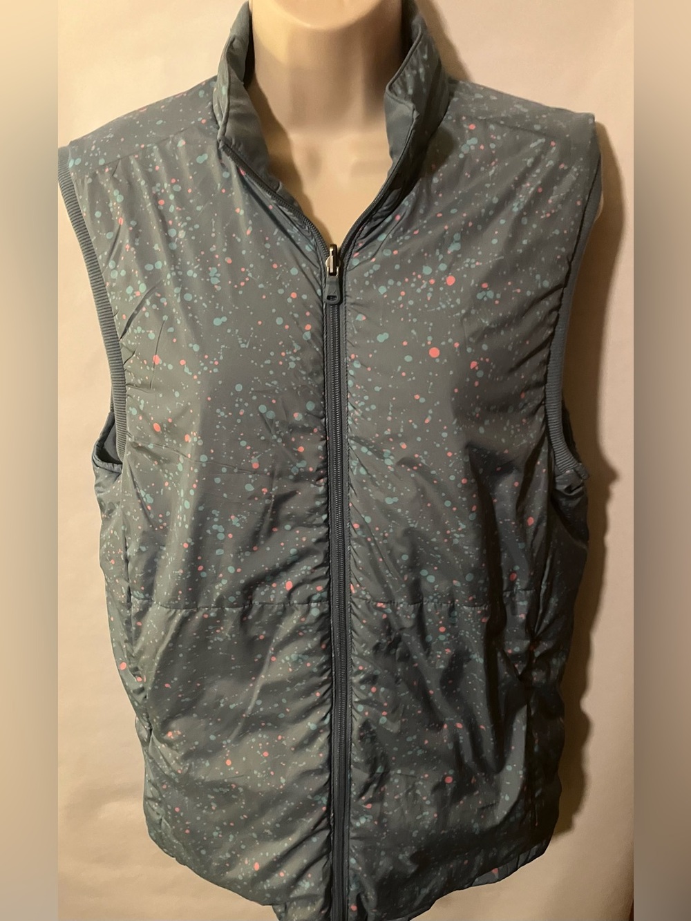 Light grayish blue reversible vest by Birdie Bound size small